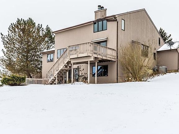 This view from the back of the house gives you an idea of its size.