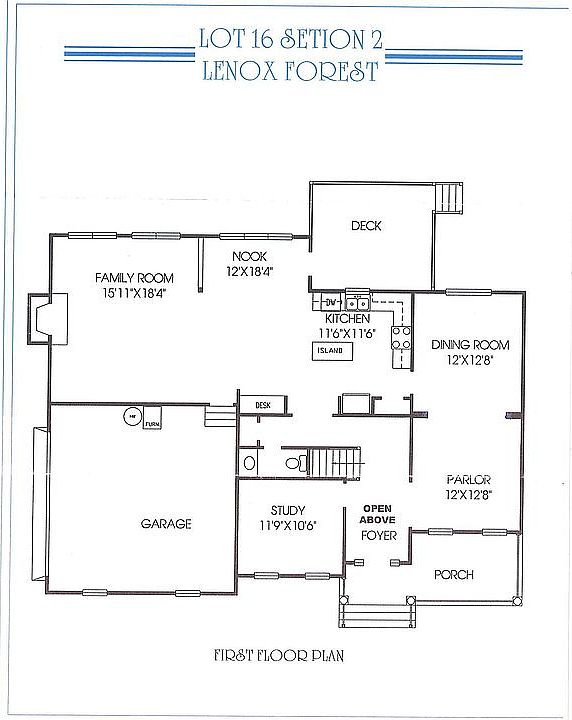 1st floor plan