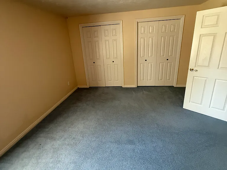 Master bedroom double closets