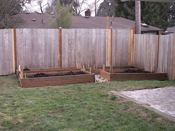 Raised beds