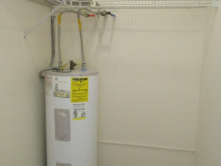 Storage closet off bathroom.