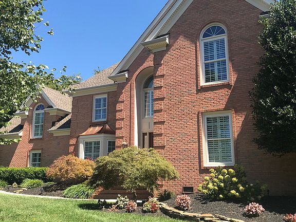 Front of house w landscaping