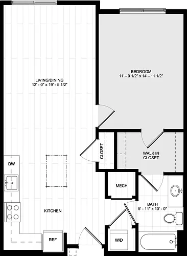 Floor plan A1E
