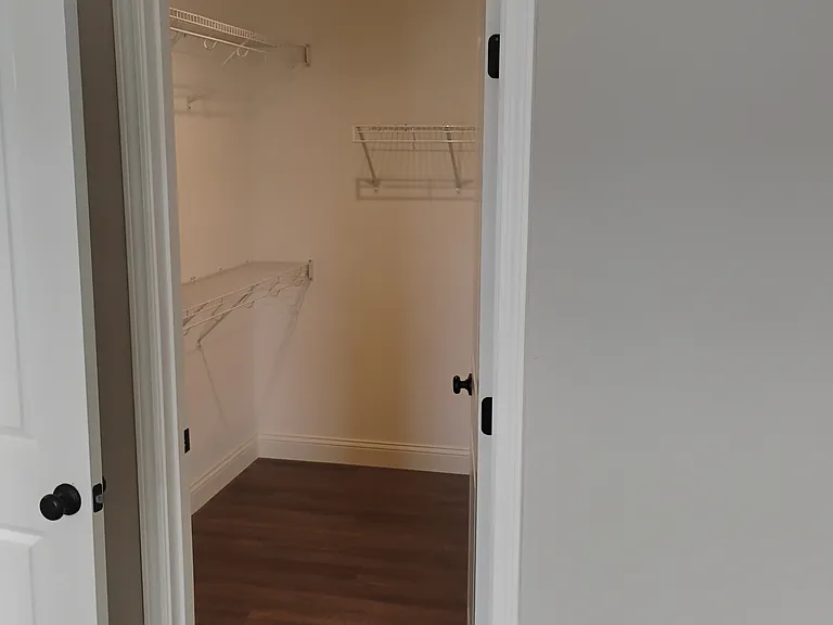 Walkin Closet in Master Bedroom