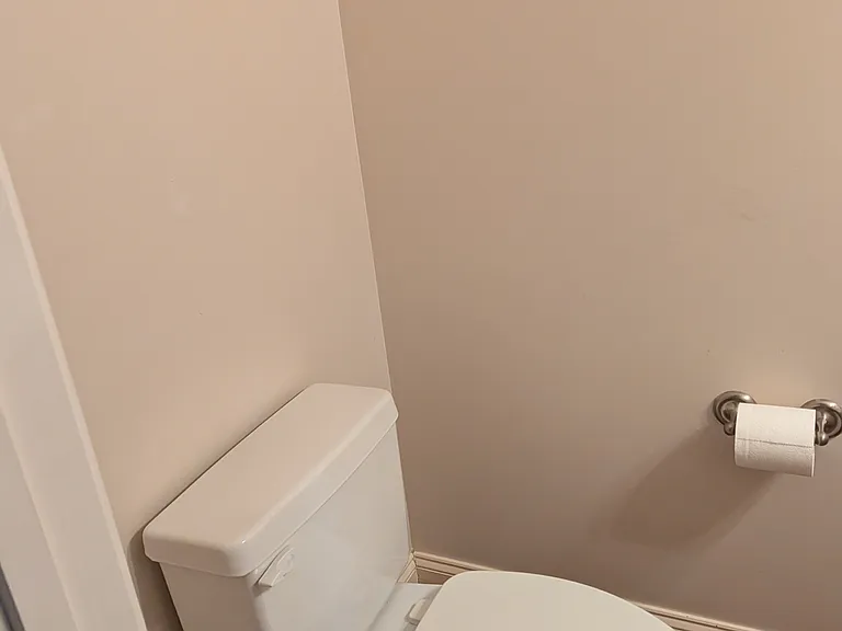 1/2 bath off living space