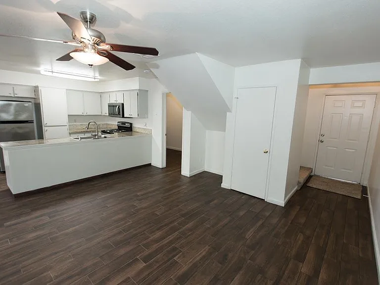 Entry door, Coat closet and entry to laundry room