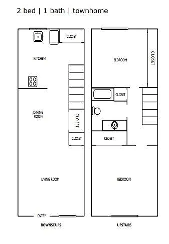 Floor plan 2 Bedroom