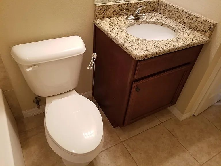 Bathroom between bedrooms 2 and 3