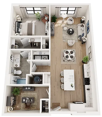 Floor plan F1B