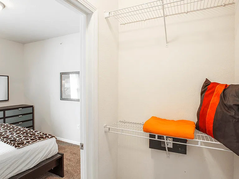 No need to sacrifice style with our spacious closet