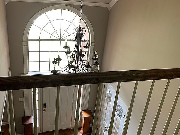 View of two story foyer