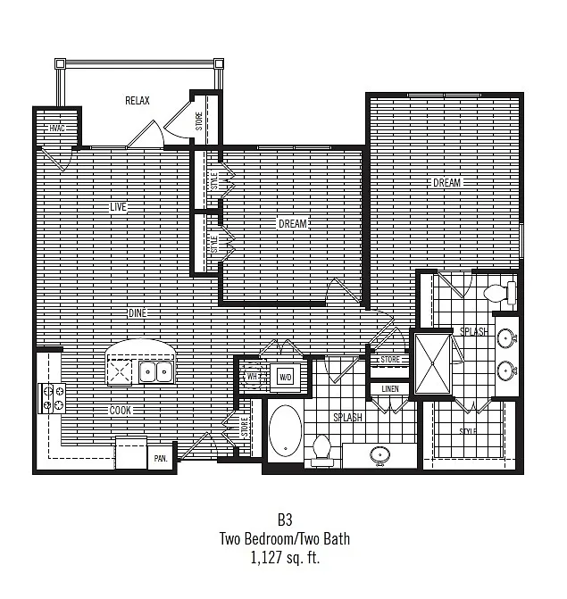 Floor plan B3