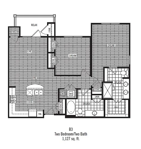 Floor plan B3