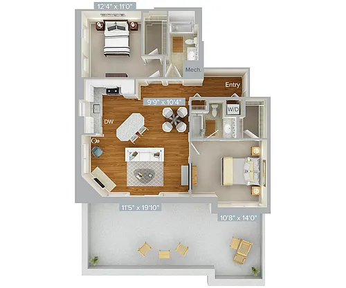 Floor plan B7-1143