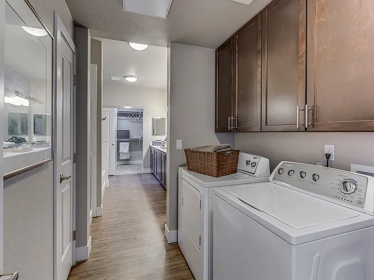 Full-size washers and dryers