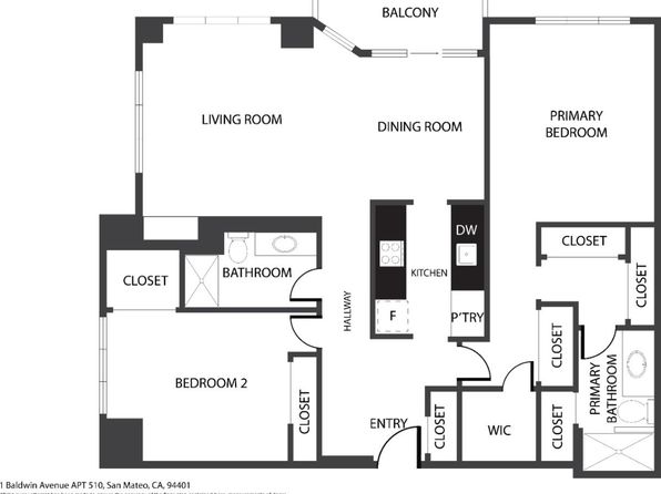 1 Baldwin Ave APT 510, San Mateo, CA 94401