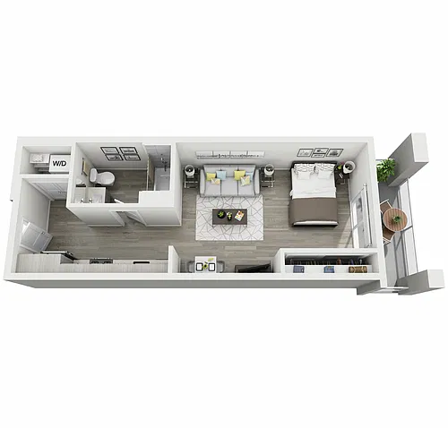 Floor plan Two Bedroom