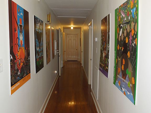 Hallway for Art Gallery