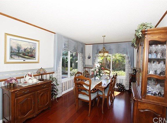 Dining room connected to living room.