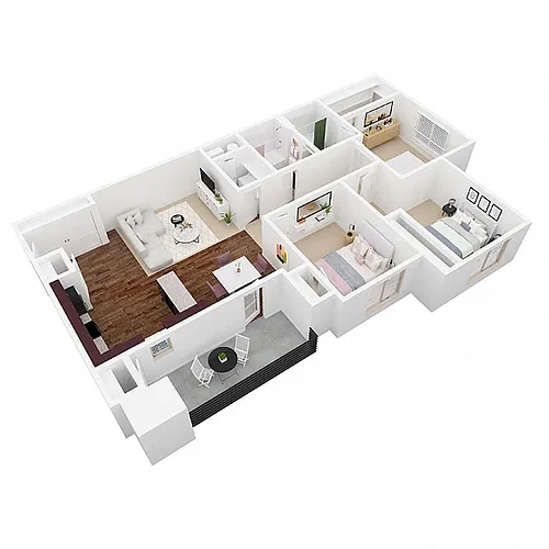 Floor plan 3X2 T