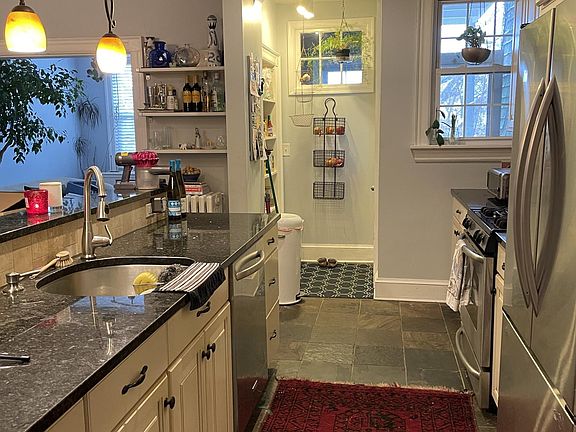 Bright updated kitchen with lots of storage.