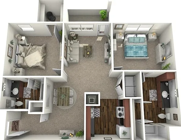 2 | 2 Bathroom | 1039 sq. ft. 2 | 2 Bathroom | 1039 sq. ft.