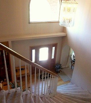 Upon Entry, Curved Staircase, Soaring Vaulted Ceiling...