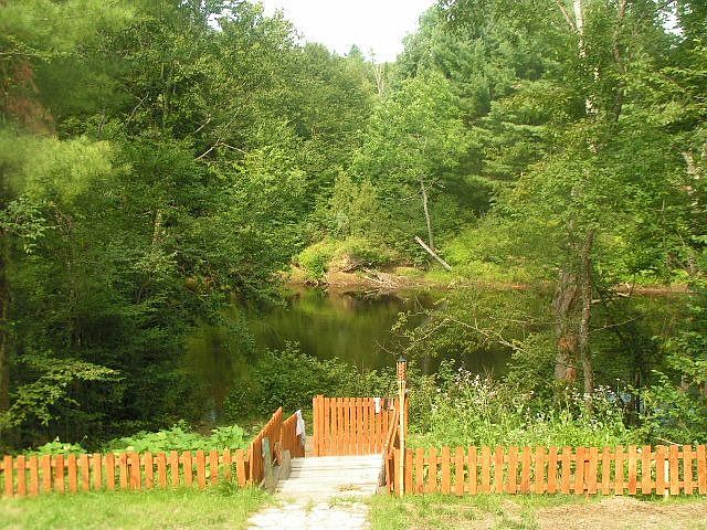 Walk to the river.