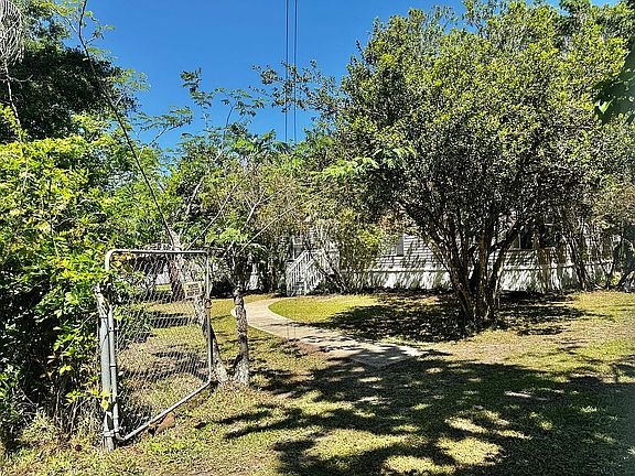 View from front gate 