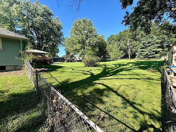 Fenced yard