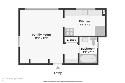 Floor plan Studio