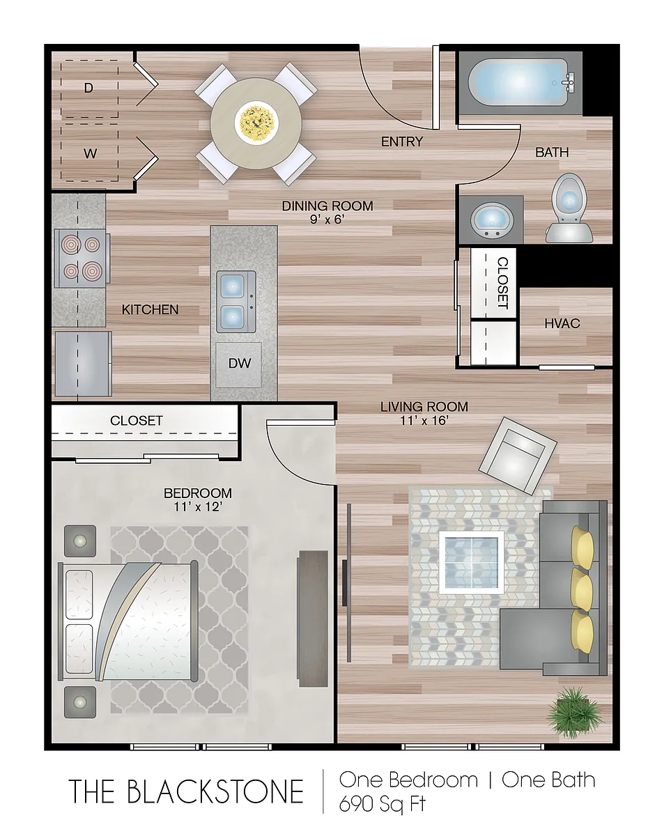 Floor plan Blackstone Garden