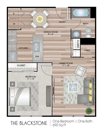 Floor plan Blackstone Garden