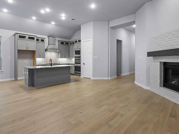 Great room overlooking kitchen