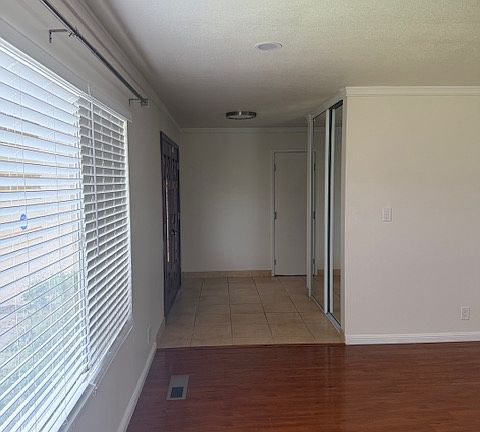 view from living room with main door to the left