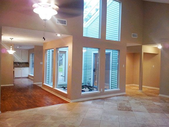 Atrium lets in lots of natural light