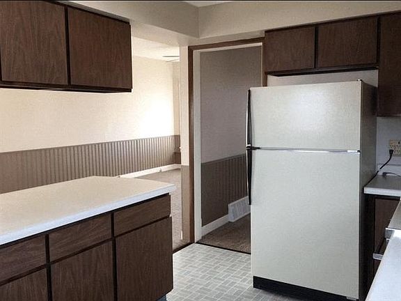 Kitchen into living room