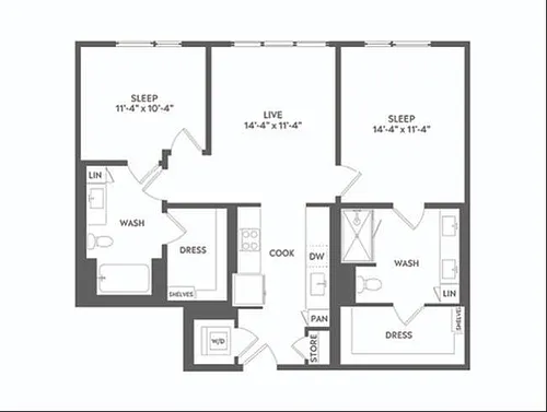 Floor plan C4