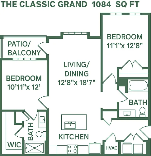 Floor plan Classic Grand B1A