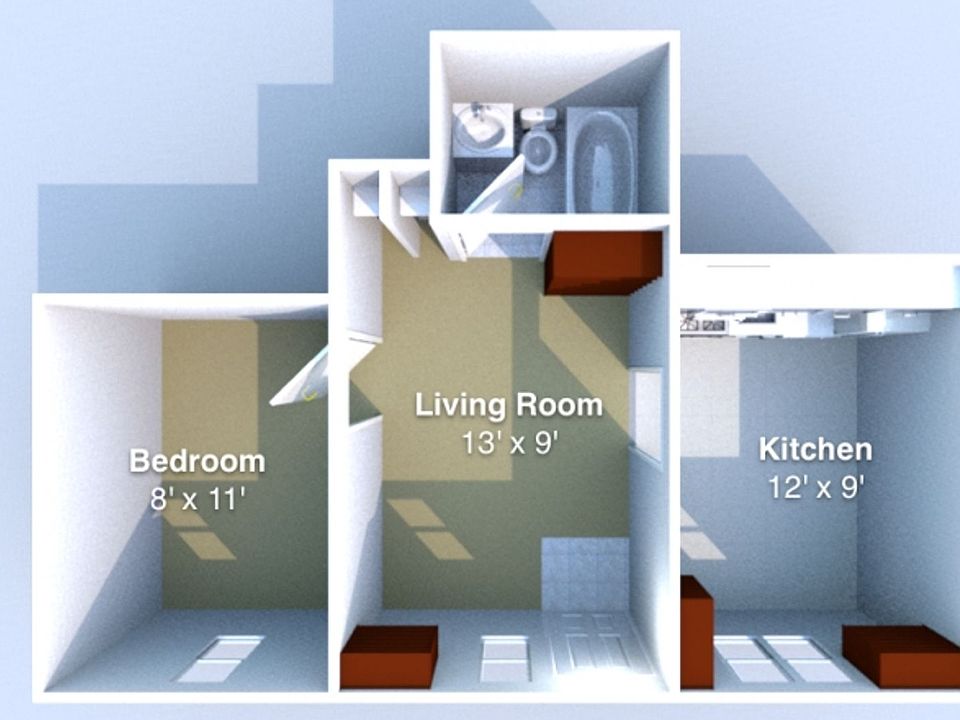 2nd image of 231 Pierce St #3B-2Ba-930Sqft