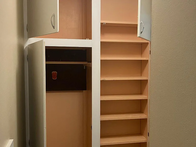 Storage between kitchen and 2nd bedroom