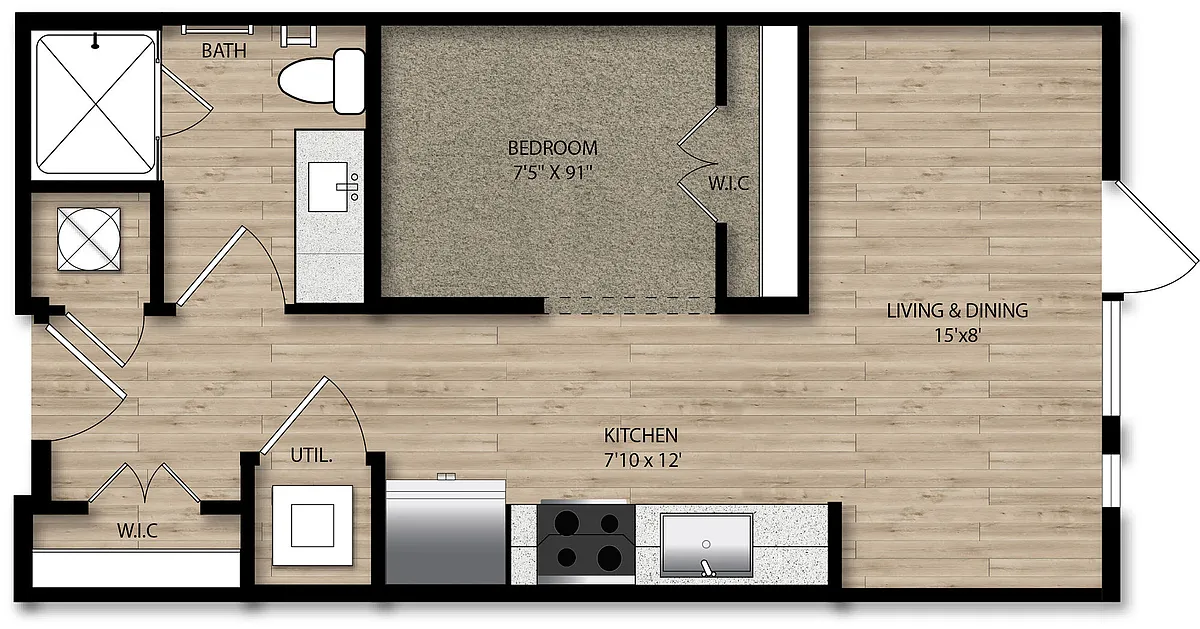 Floor plan E1
