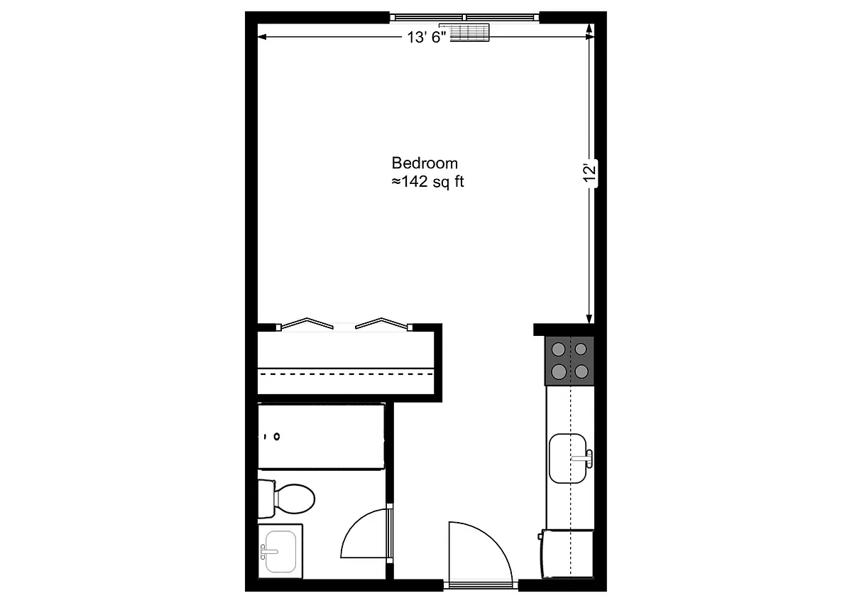 Floor plan Studio