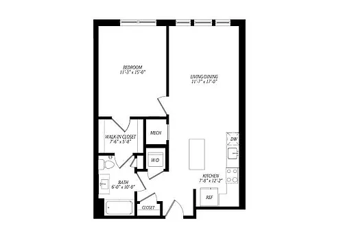 Floor plan A02E