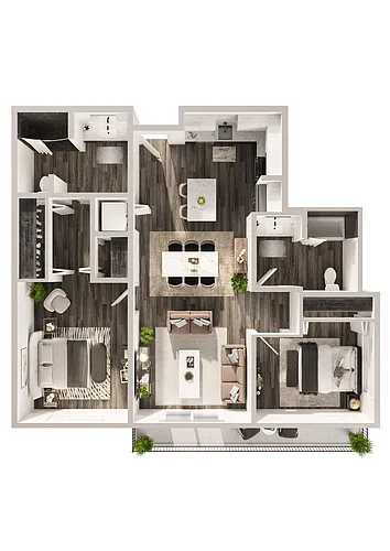 Floor plan Q