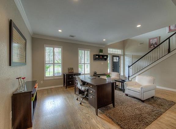 Second living area currently used as office can be configured to fit your families needs