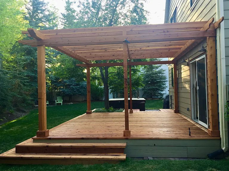 Shaded porch