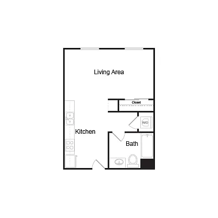 Floor plan S11 Studio