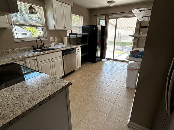 Kitchen viewed from living area