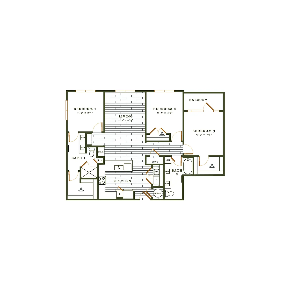 Floor plan Moorehouse